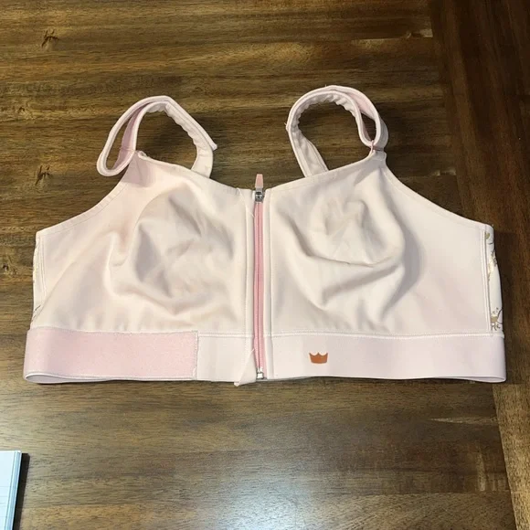 SHEFIT Pink Sports Bra High-Impact Support 4 Luxe - Picture 6 of 14